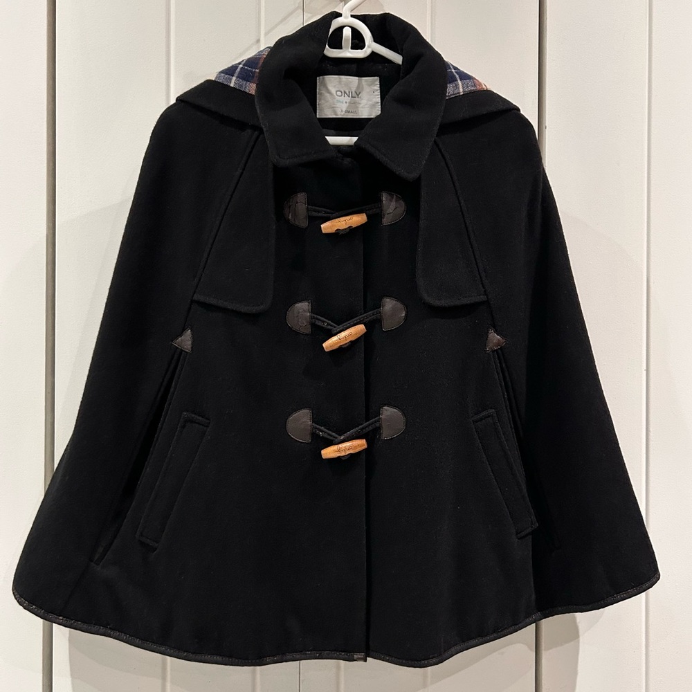 Only ‘Jessie’ wool-blend cape